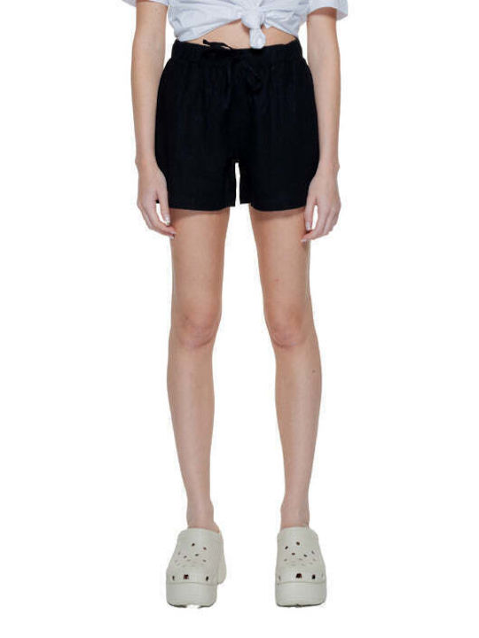 Only Women's Linen Shorts Black