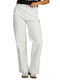 Women's Fabric Trousers White