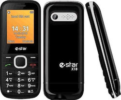 eStar X18 Dual-SIM Handy mit Tasten Silber