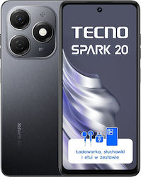 Tecno Spark 20 Двойна SIM (8ГБ/256ГБ) Черно