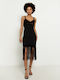 Toi&Moi Midi Dress Black