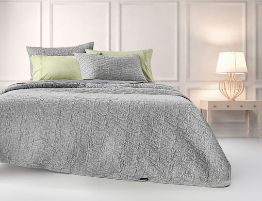 Guy Laroche Shadow Подредба Покривало Кингсайз Микрофибър Shadow Grey 220x240см 2бр