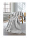 Guy Laroche Tempest Set Coverlet Queen Size Microfiber Grey 250x240cm 2pcs