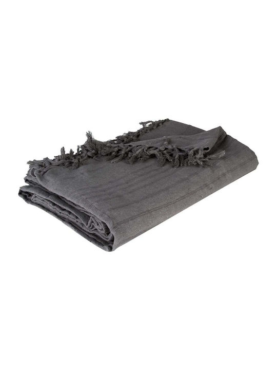 Atmosphera Fredzle Κουβερλί Μονό Graphite 160x2...