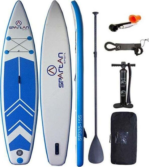 Spartan Inflatable SUP Board with Length 3.35m Blue