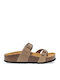 Cp Bombay Leather Women's Anatomic Sandals Nobuck Taupe