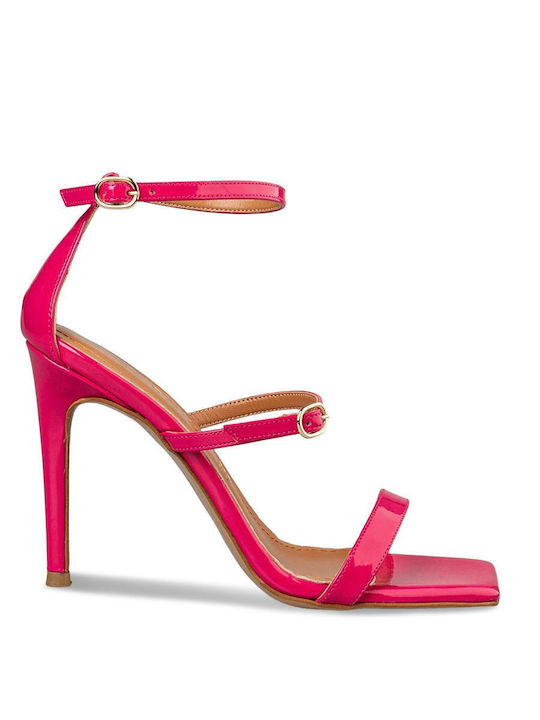 Envie Shoes Synthetic Leather Women's Sandals Fuchsia