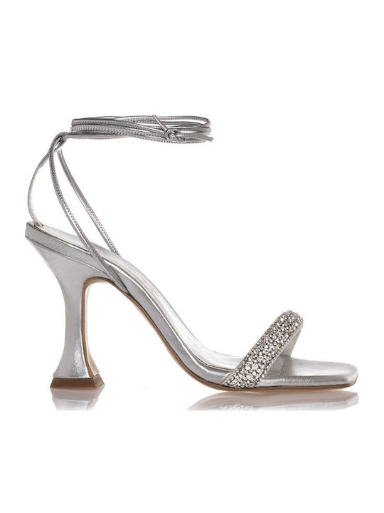 Sante Sandalen mit Strass Silber