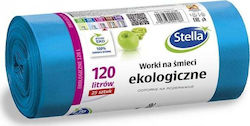 Stella Σακούλες Απορριμάτων για τον Κήπο Χωρητικότητας 120lt 110x70cm 25τμχ Διάφανες