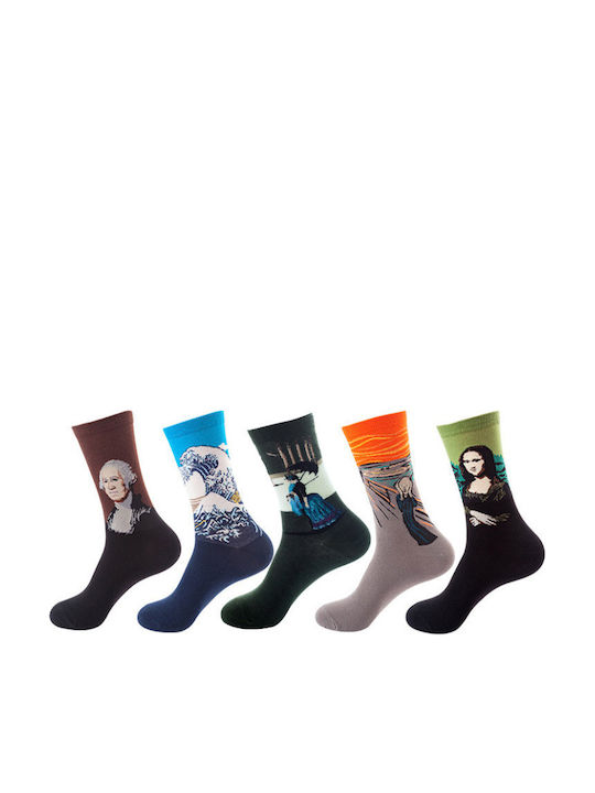 Yookie Gemusterte Socken Mehrfarbig 5Pack Yookie Gemusterte Socken Mehrfarbig 5Pack
