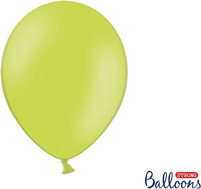 Set of 5 Balloons Latex Green 30cm