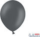 Set of 5 Balloons Latex Gray 30cm