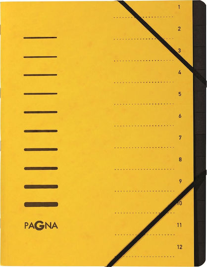 Pagna Clipboard for Paper A4 Yellow 1pcs