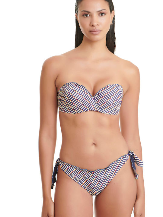 Erka Mare Bikini Sutien cu umplutură NAVY