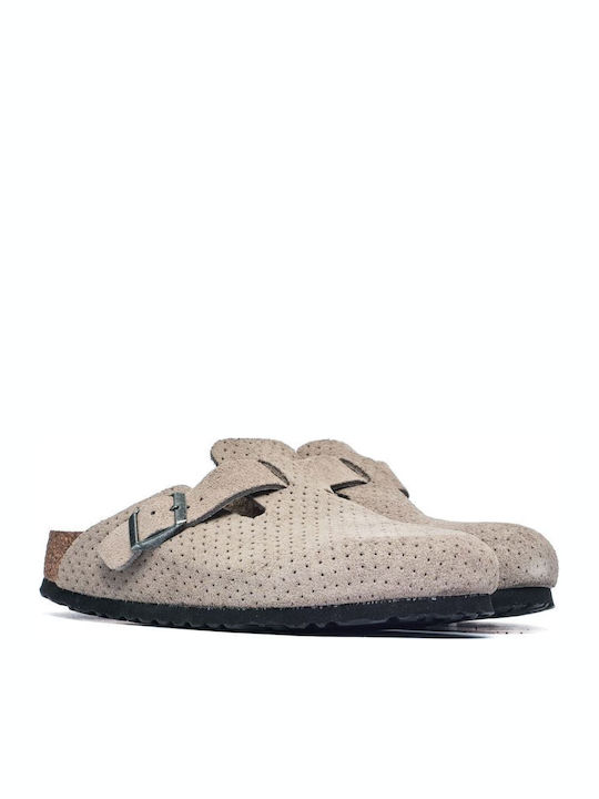 Birkenstock Boston Dotted Δερμάτινες Χειμερινές...