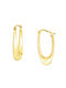 Earrings Hoops made of Gold 14K