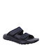 Leder Herrensandalen in Schwarz Farbe