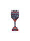 Nemesis Now Magic The Gathering - Mana Symbols Cup (20cm) Glass for White and Red Wine made of Glass