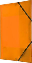 Tetis Pp Folder Orange A4 Corner Eraser