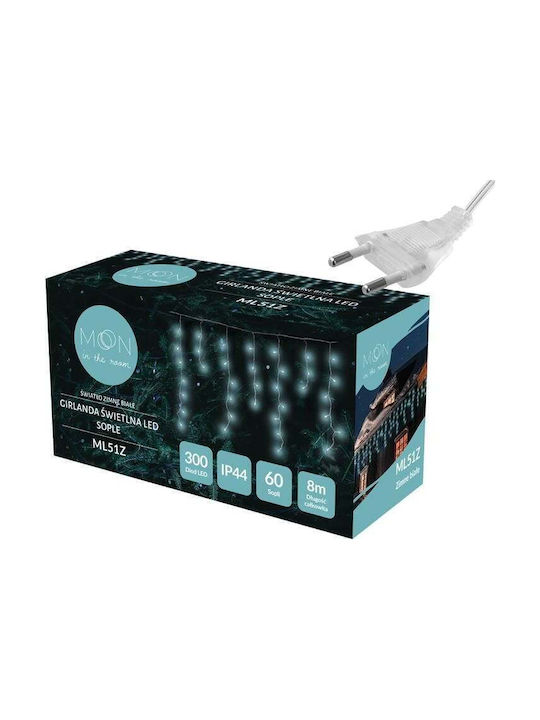 60 Luminite LED 8m. Albe USB tip Șir 1buc