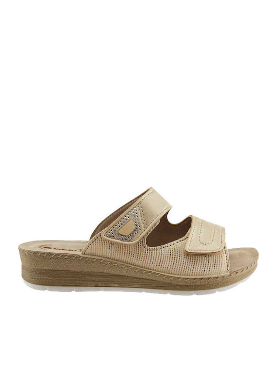 Inblu Women's Platform Shoes Beige
