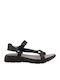 Women's Flat Sandals in Black Color
