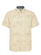 Short-sleeved Shirt Beige