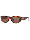 Fendi Women's Sunglasses with Brown Tartaruga Plastic Frame and Brown Lens FE40125I 53E
