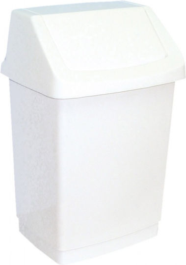 Curver Click-It Waste Bin Plastic White 25L