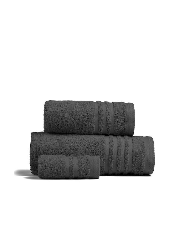 Melinen Bath Towel Premio 80x150cm Dark Grey We...