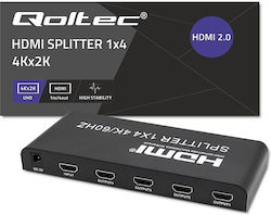 Qoltec 51799 HDMI Splitter Qoltec 51799 HDMI Splitter