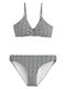 Set Bikini Floral Γκρι