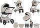 Moni Adjustable 3 in 1 Baby Stroller Suitable for Newborn Beige