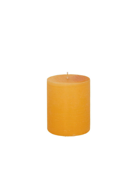 Iliadis Scented Candle Taper with Scent Vanilla Yellow 8cm 1pcs