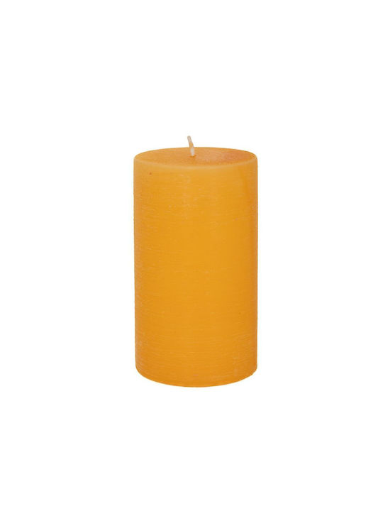 Iliadis Scented Candle Taper with Scent Vanilla Yellow 12cm 1pcs