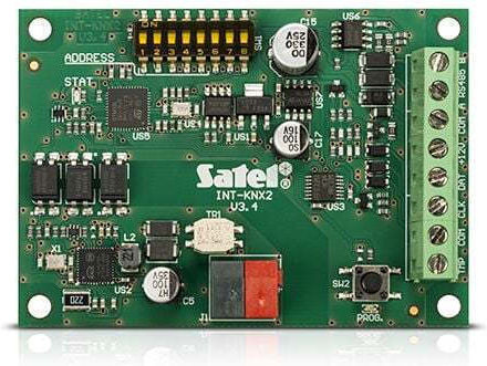 Satel Ρευματοδότης για Φωτιστικά Πράσινος INT-KNX-2