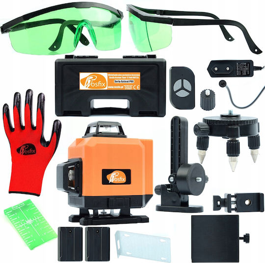 Rosfix Autonivelant Liniar Nivelă Laser Fascicul Verde 3.7V cu Domeniu de Lucru 25m
