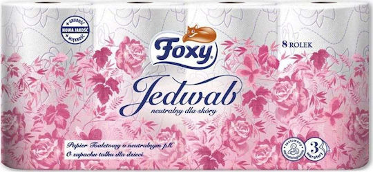 Foxy Χαρτί Υγείας 8 Ρολά 3 Φύλλων