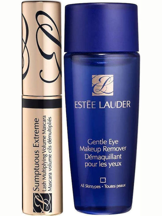 Estee Lauder_комплект Нежен Демакиращ Грим за Очи 30 мл + Екстремен Обем Умножаваща Маскара за Мигли 2.8 мл