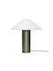 Hubsch Metal Table Lamp LED with Bronze Shade and Base