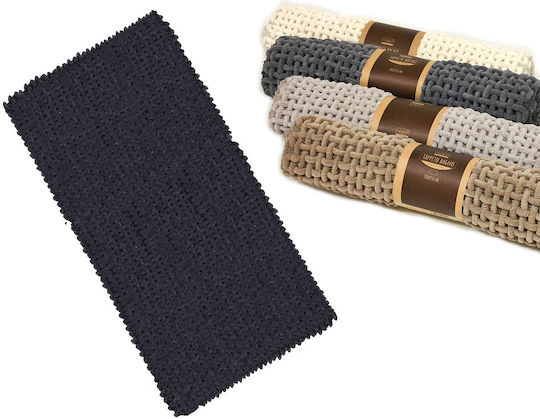 ArteLibre Rutschfest Badematte Synthetisch,Polyester/Cotton/Leather Rechteckig 06510332 Non-slip Woven 60x120cm (Verschiedene Farben)