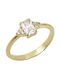 Gold Ring 14k Zircon 3453k