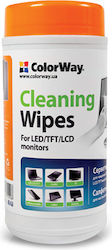 Colorway Wet Wipes Cleaning Led Lcd Tft Screens 100 Pcs Cw-1071