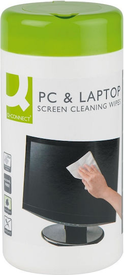 Q-connect Cleaning Wipes Screens 100 Pcs Tube