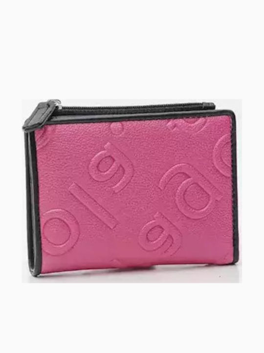 Portofel mic pentru femei cu buton Strawberry Pc701-1 Fuchsia