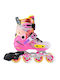 Micro Kids Adjustable Inline Rollers Pink