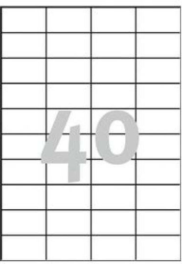 Avery Self-Adhesive Rectangular A4 Labels 52.5x29.7mm