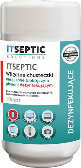 E5 Septic Cleaning Disinfecting Wipes 100 Pcs Small Tube Re00296