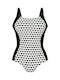 One-Piece Swimsuit Cup C Anita 6202 M2 Albina Black and White