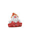 Strend Pro Weihnachtsdekoration Schneemann LED Timer 3xAA IP44 24x21x24 cm